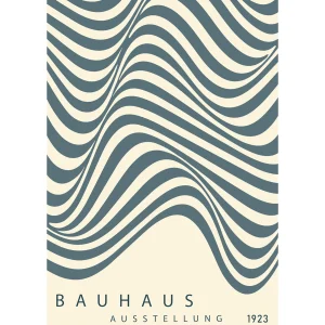 Bauhaus ondulado verde