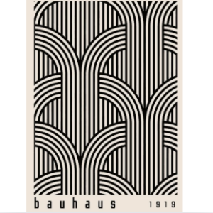 Bauhaus 1919 negro trenzado