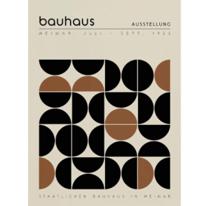 Bauhaus marrón negro
